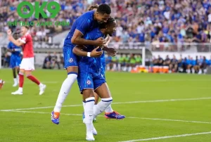 christopher nkunku 18 of chelsea fc after scoring a goal against wrexham afc 3ab6b0b63f 082013